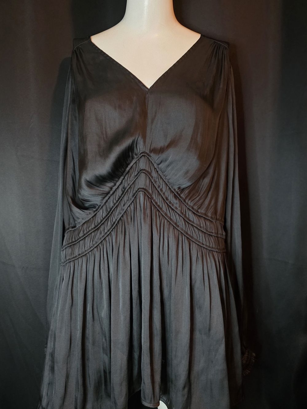 Torrid 2 Black Peplum Blouse